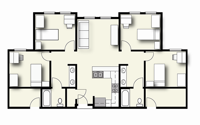 Residence Life Floor Plans And Rates Jackson College