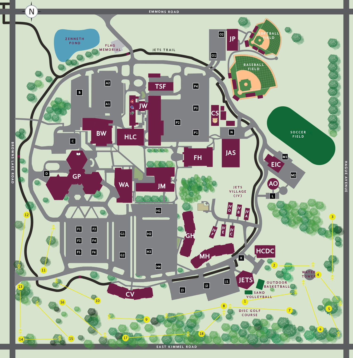 Central Campus Campus Map Jackson College | Hot Sex Picture